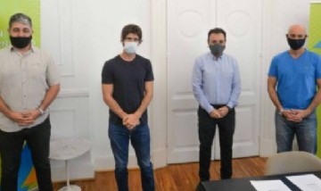 Andreotti recibió al ERAS y la APLA para avanzar en temas vinculados a agua y saneamiento