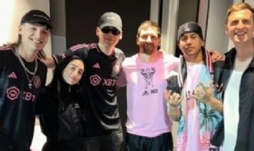 El encuentro viral entre Lionel Messi, Bizarrap, Nicki Nicole, Peso Pluma y Duki