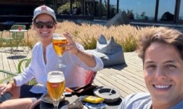 Máximo, el hijo de Cecilia Bolocco y Carlos Menem compartió las mejores postales de sus vacaciones