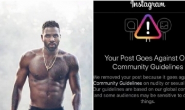 "No puedo evitar mi tamaño": la foto que Instagram le censuró al cantante Jason Derulo