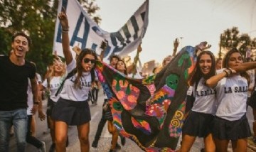 Los chicos del Colegio La Salle disfrutando su UPD, Ciudad de Córdoba.