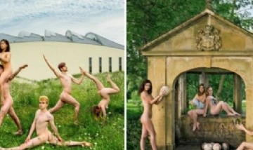 Estudiantes de la Universidad de Cambridge posaron desnudos para un calendario