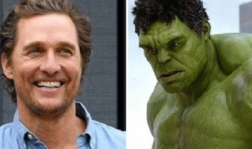 Matthew McConaughey se ofreció a Marvel para ser Bruce Banner, el nuevo Hulk