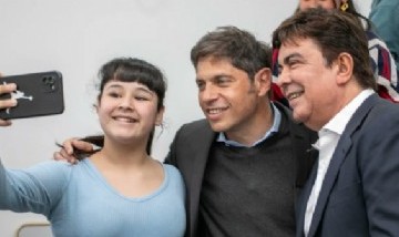 Fernando Espinoza y Axel Kicillof recorrieron nuevas escuelas de La Matanza