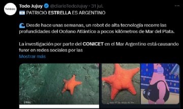 La "estrella culona" captó la atención de todos en el streaming del CONICET