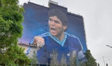 Inaugurarán el mural más grande del mundo dedicado a Diego Armando Maradona