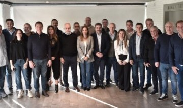 Rodríguez Larreta junto a los miembros de la Mesa Política del PRO Provincia de Buenos Aires