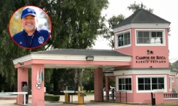 El nuevo hogar de Maradona más cerca de su club: Pileta con cascada y cancha de fútbol 5