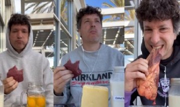 Un instagramer lleva más de 80 días comiendo carne cruda para probar que puede sobrevivir