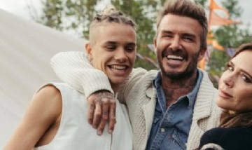 David Beckham y el alucinante debut en el mundo del modelaje de su hijo Romeo