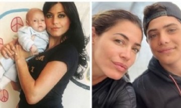Pamela David celebró los 15 años de su hijo Felipe