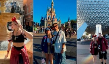 Las imágenes del romántico viaje a Disney de Coty Romero y Nacho Castañares