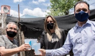 Esteban Echeverría: Malena Galmarini habilitó una red de agua potable para vecinos del Barrio La Morita