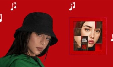 Nicki Nicole presentó su álbum debut, "Parte de mí", con un show íntimo