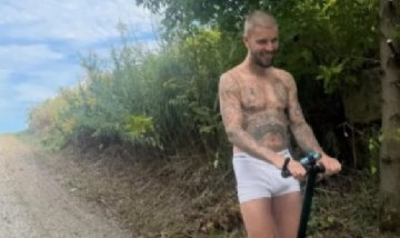 Justin Bieber se lesionó al caer de un monopatín eléctrico pero siguió ensayando durante cuatro horas