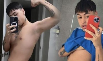 Tiago PZK recibió críticas por su cuerpo y respondió: "Da pena lo huecos que son"