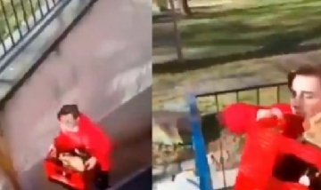 Arriesgó su vida por salvar un cajón de cerveza