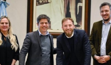 Otermin y Kicillof impulsan nueva maquinaria para Lomas de Zamora
