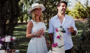 Nicole Neumann y Manu Urcera confirmaron su embarazo en plena ceremonia de casamiento
