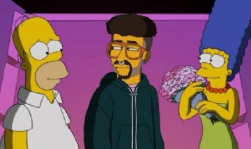 Bad Bunny aparece en Los Simpson y reconcilia a Homero y Marge