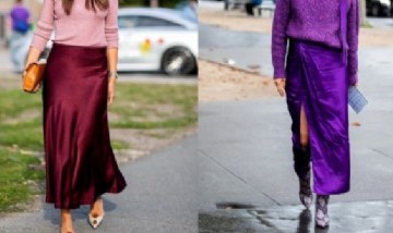 Cómo es la falda lencera, la tendencia minimalista para los amantes de la moda