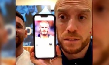 Modificaron el perfil de David Beckham de Wikipedia con la imagen del Papu Gómez