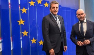 Massa mantuvo un encuentro de trabajo con los embajadores de la UE acreditados en el país