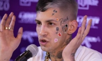 L-Gante dio una conferencia de prensa tras estar preso y anunció que se viene el álbum "Celda 4"