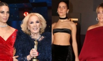 Ámbar de Benedectis asistió a los Martín Fierro con un look polémico y Mirtha Legrand la retó