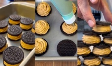 La receta viral y súper tentadora de alfajores helados de galletitas Oreo con 4 ingredientes