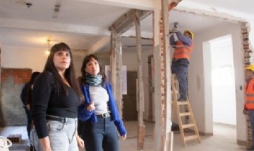 Quilmes avanza con la refacción integral de la base central del SAME