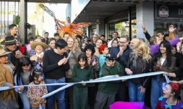 Leo Nardini inauguró el Paseo Ferial de Sourdeaux, un nuevo espacio para potenciar el comercio y la vida comunitaria