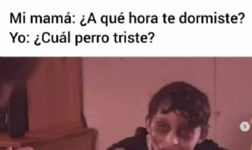 ¿A qué hora te dormiste?