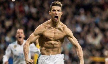 Cristiano Ronaldo continúa su exigente entrenamiento durante la cuarentena