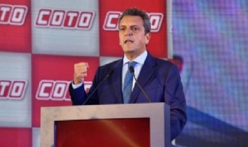 Sergio Massa: "La Patria se construye con empresarios que tengan la vocación de crecer en el país"