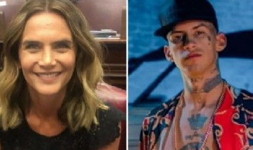 L-Gante se defendió con ironía de las críticas de Amalia Granata por recibir un reconocimiento