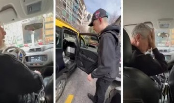 Le pidió a un taxista que lo llevara gratis al hospital y le dio un premio impensado