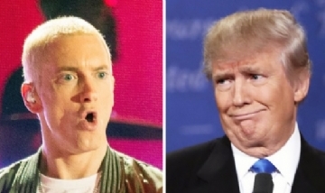 Eminem interrogado por amenazar a Donald Trump