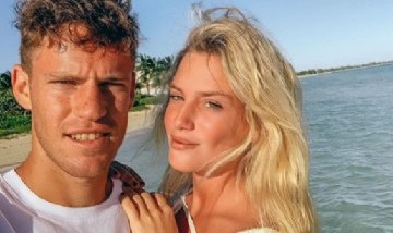 Mirá el romántico mensaje del Peque Schwartzman a su novia Eugenia De Martino en su segundo aniversario