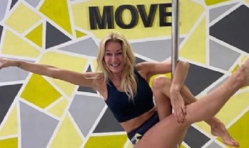 Encendida: Yanina Latorre empezó clases de caño y sorprendió a todos en redes sociales