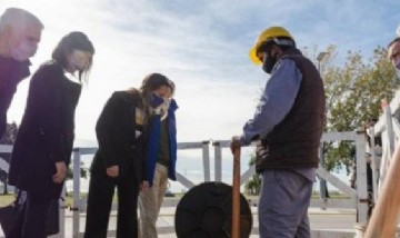 Malena Galmarini inauguró el aliviador cloacal Roca que beneficiará a 20.000 vecinos y vecinas de Vicente López