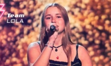 El debut de Taína Gravier, la hija de Valeria Mazza en La Voz de España