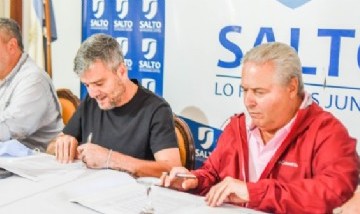 El municipio de Salto firmó un convenio con el Ministerio de Desarrollo Social de la Nación para generar más trabajo