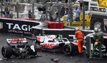 Terrible accidente de Mick, el hijo de Schumacher, en el GP de Mónaco 2022