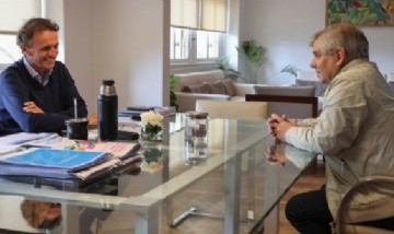 El intendente Britos se reunió con el ministro Katopodis para gestionar la finalización de obras en marcha