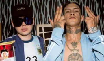 Bizarrap se postuló como padrino de la hija de L-Gante y le hizo un tierno regalo