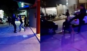 Patovica agredió brutalmente a joven en Chaco y el video se viralizó por las redes sociales