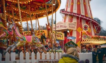 Londres: El escalofriante momento en el que un juego de una feria se rompe y sufre un fuerte impacto