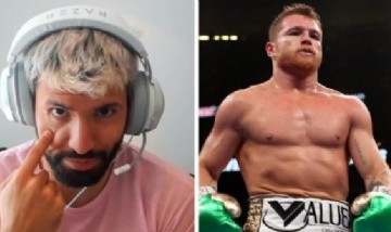 El Kun Agüero le contestó a Canelo Alvarez por atacar a Messi