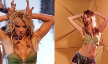 Julieta Poggio homenajeó a Britney Spears con una producción en la que lucen idénticas